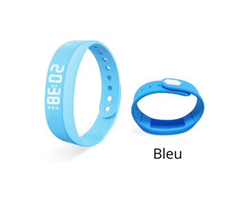 Bracelet montre intelligent numérique - Réveillez-vous en douceur et en silence