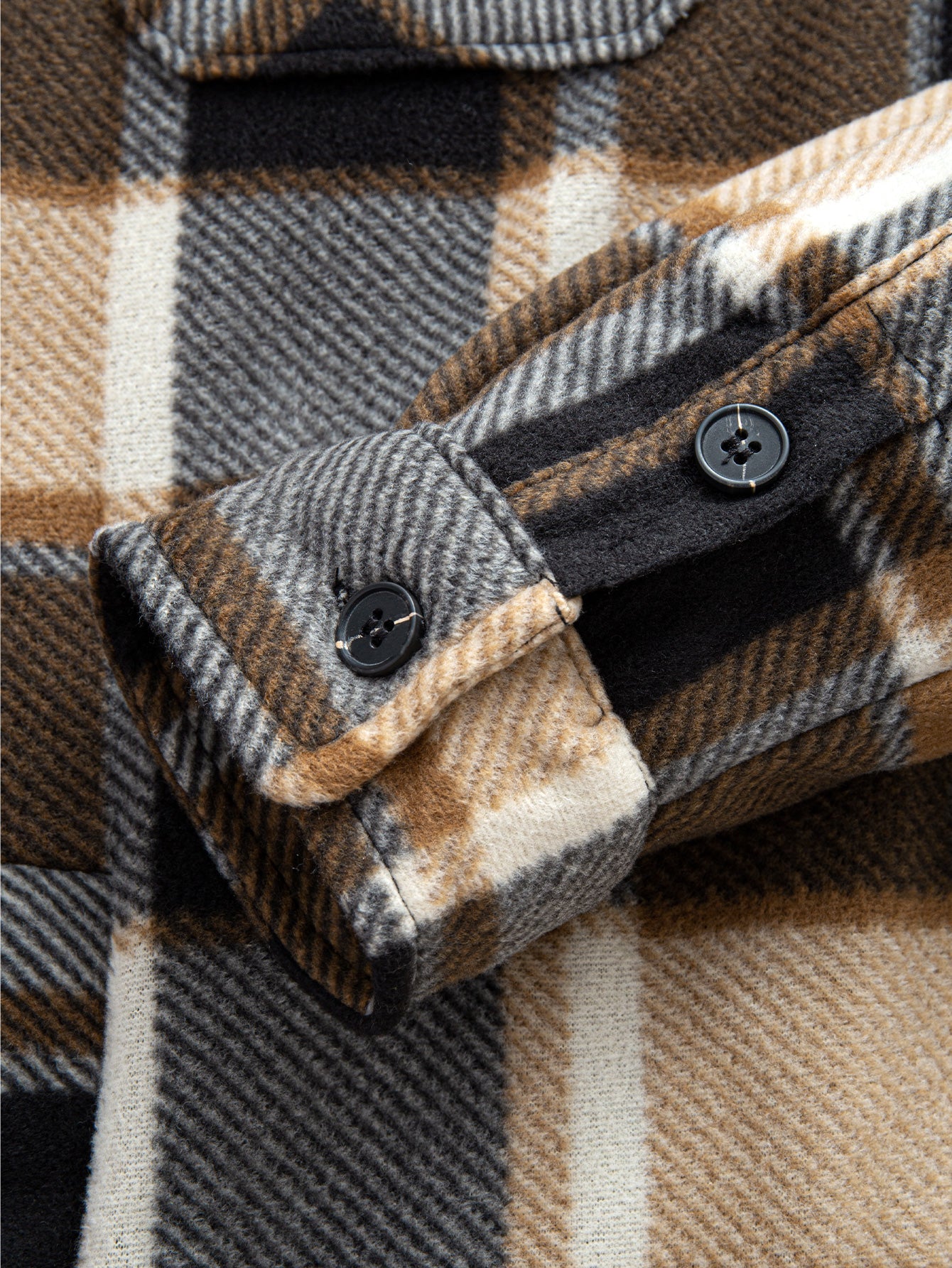 Chemise à capuche zippée doublée de flanelle polaire