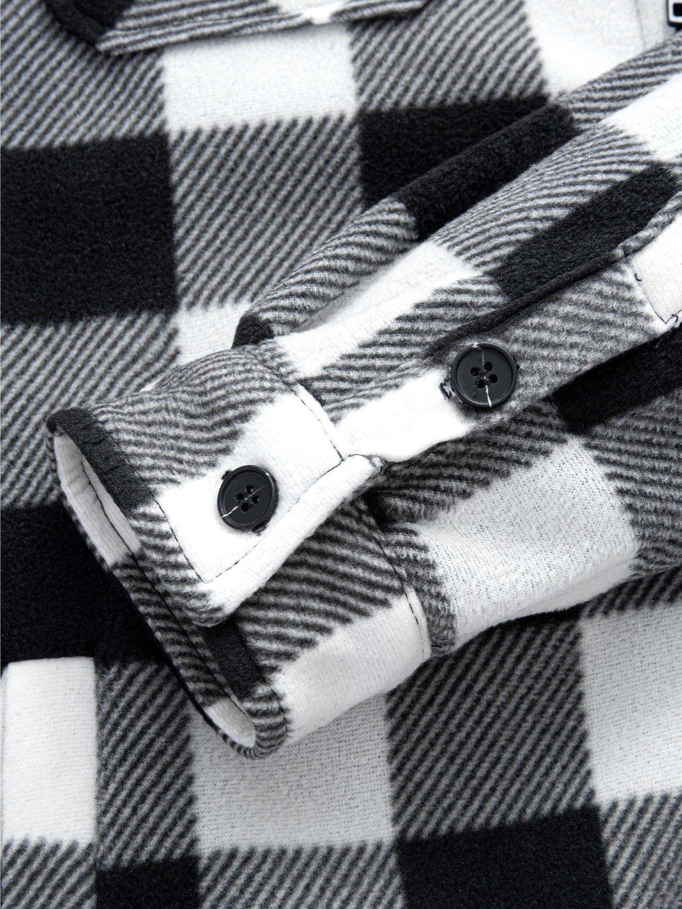 Chemise à capuche zippée doublée de flanelle polaire