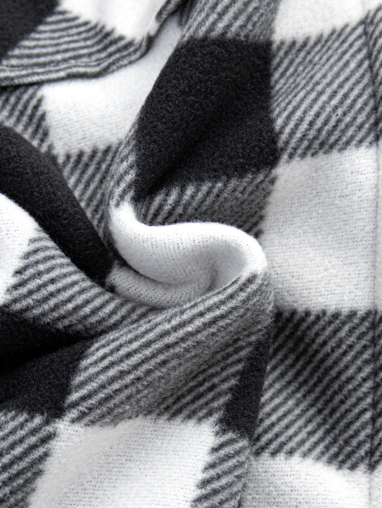 Chemise à capuche zippée doublée de flanelle polaire