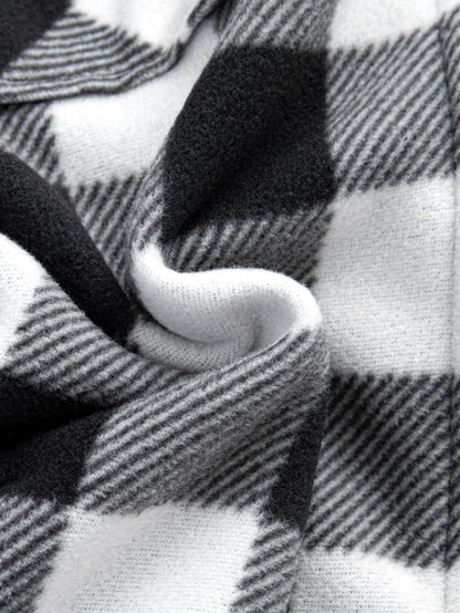 Chemise à capuche zippée doublée de flanelle polaire