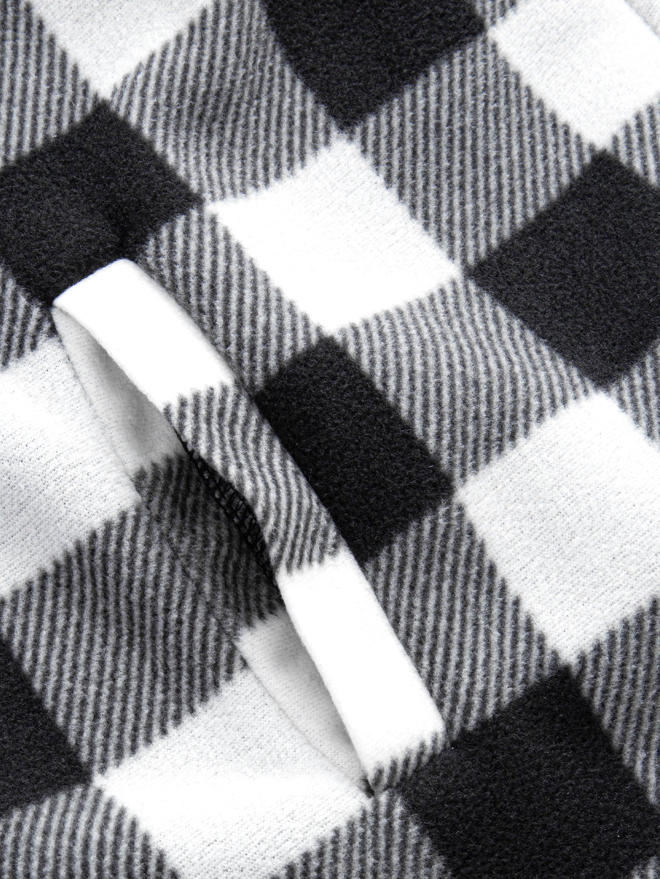 Chemise à capuche zippée doublée de flanelle polaire